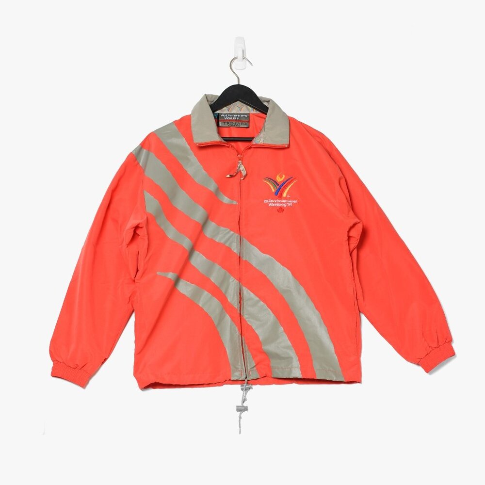 Vintage Pan Am Games XIII Winnipeg Canada 1999 Mens Small Windbreaker Jacket